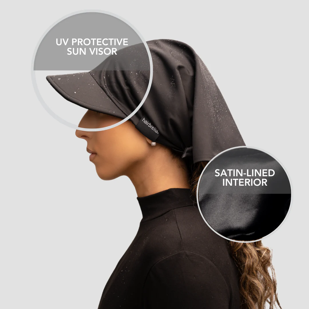 Hairbrella Satin-Lined, Waterproof Bandana Sport - Image 3