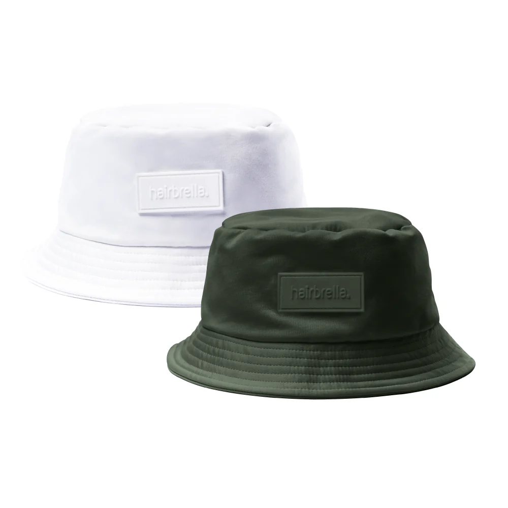 Hairbrella Unisex Satin-Lined Bucket Hat Bundle (2) - Image 18