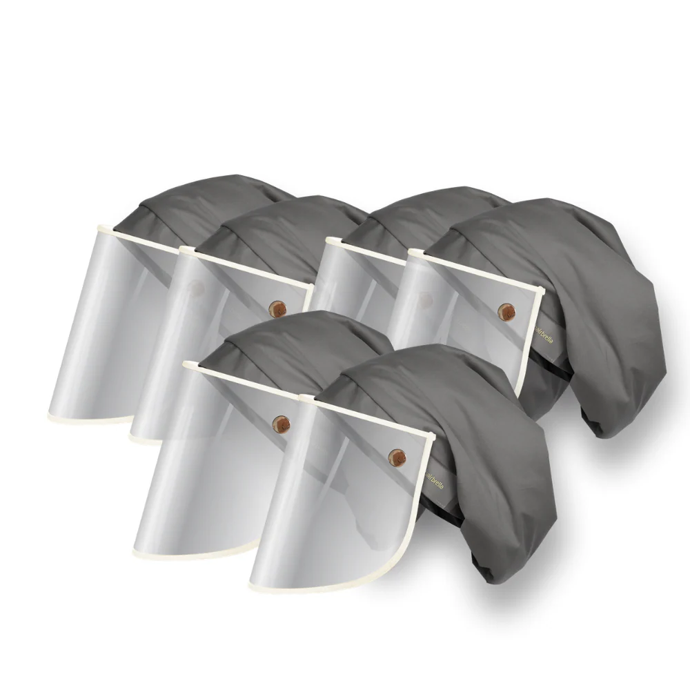 Hairbrella Pro Rain Hat + Face Shield Gifting Bundle (Buy 5, Get 1 Free) - Image 12