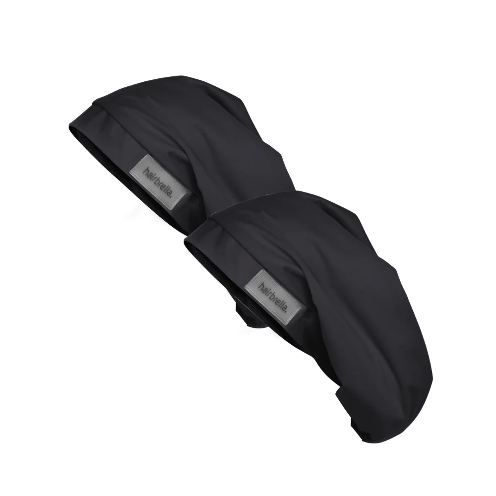 Hairbrella Lite XL Satin-Lined Rain Hat - Bundle (2) - Image 9