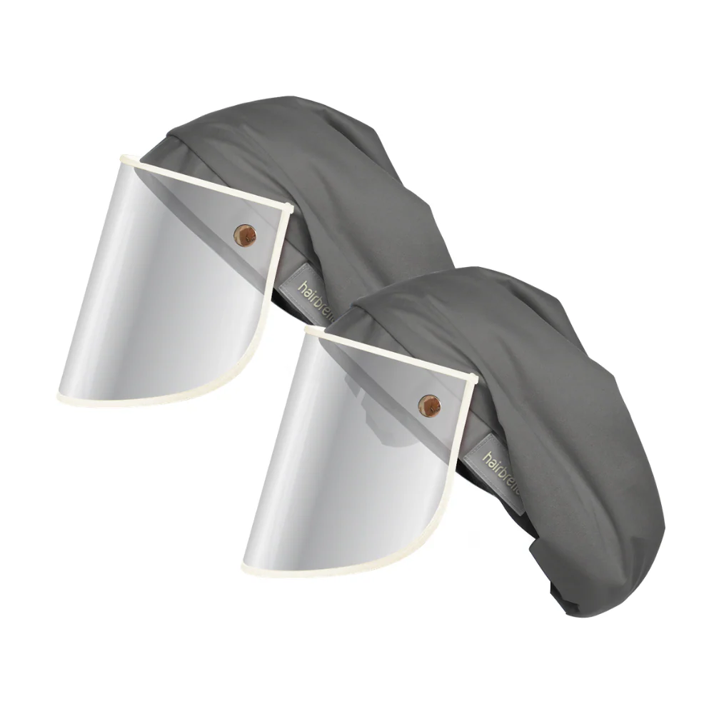 Hairbrella Pro XL Rain Hat + Face Shield - Bundle (2) - Image 12