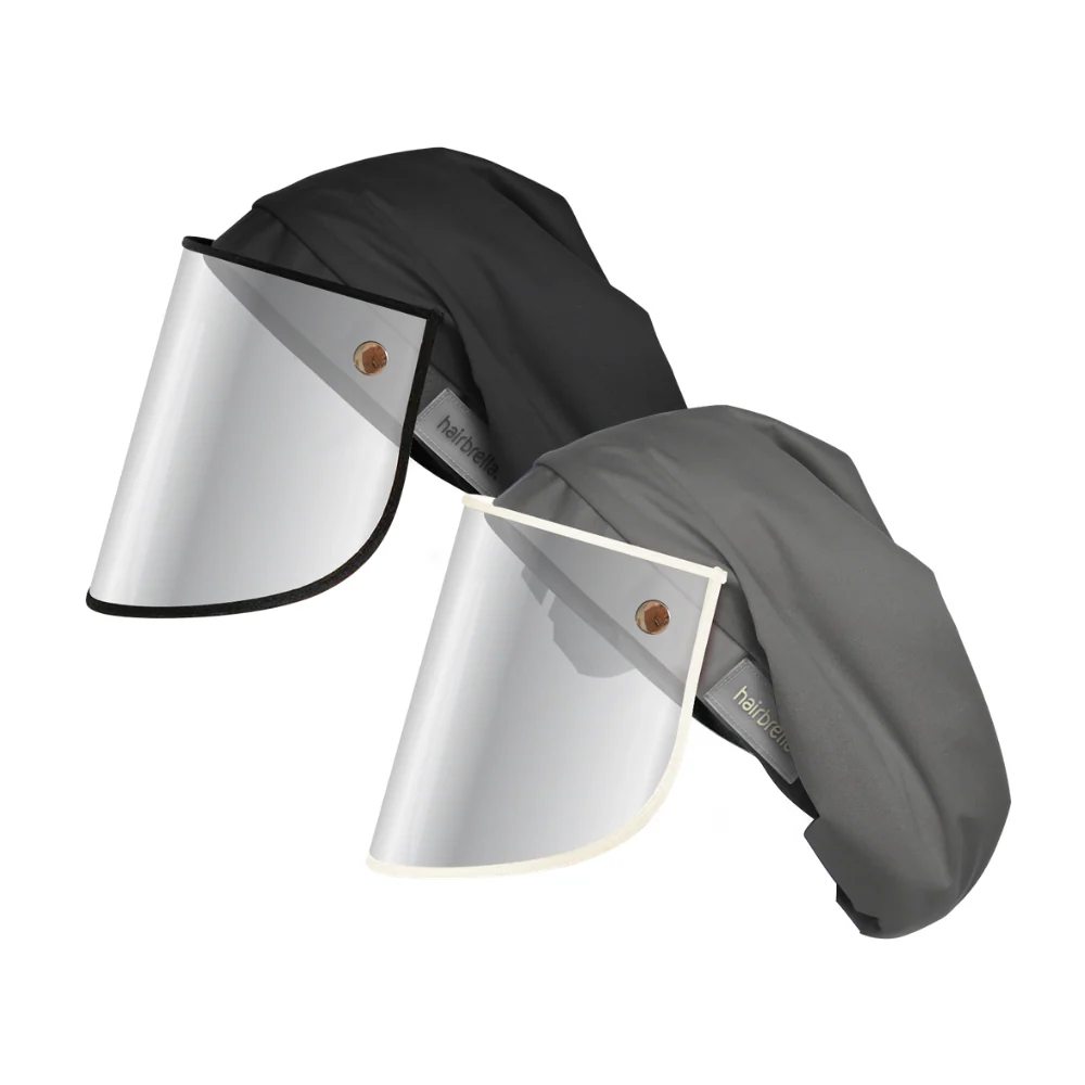 Hairbrella Pro XL Rain Hat + Face Shield - Bundle (2) - Image 13