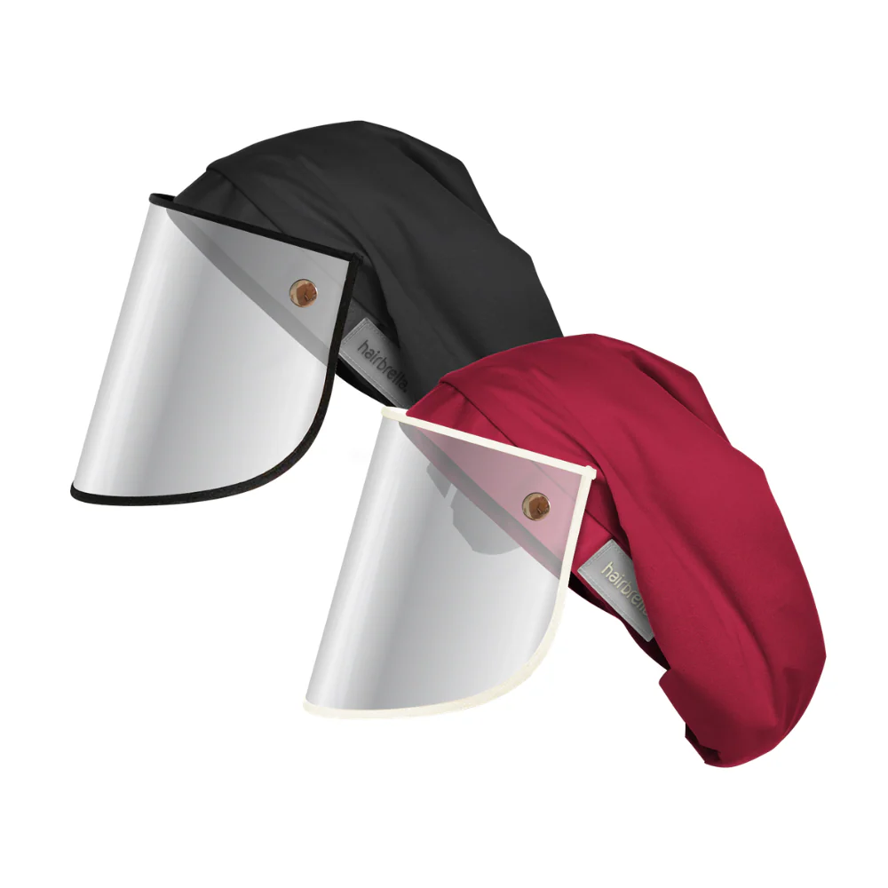 Hairbrella Pro XL Rain Hat + Face Shield - Bundle (2) - Image 14