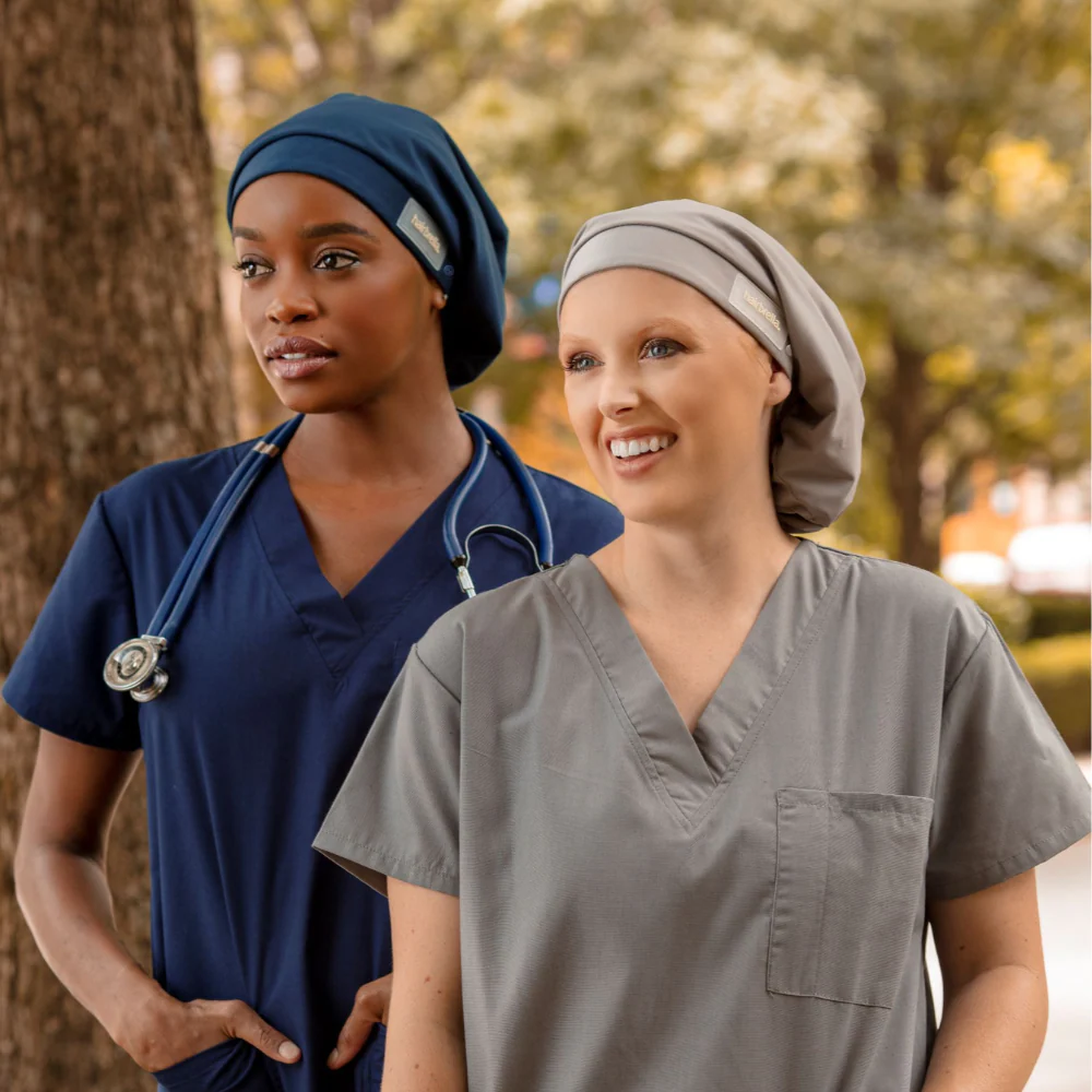 Hairbrella Pro Rain Hat with Face Shield + Scrub Cap- Bundle (2) - Image 3
