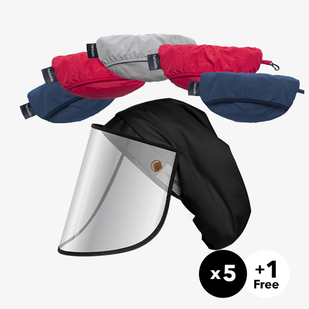 Hairbrella Pro XL Scrub Cap + Face Shield Gifting Bundle (Buy 5, Get 1 Free) - Image 11