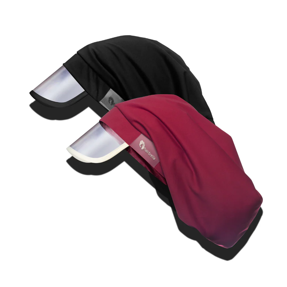 Hairbrella Classic XL Satin-Lined Rain Hat - Bundle (2) - Image 11