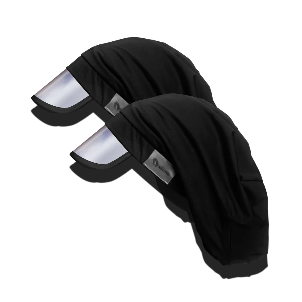 Hairbrella Classic XL Satin-Lined Rain Hat - Bundle (2) - Image 9