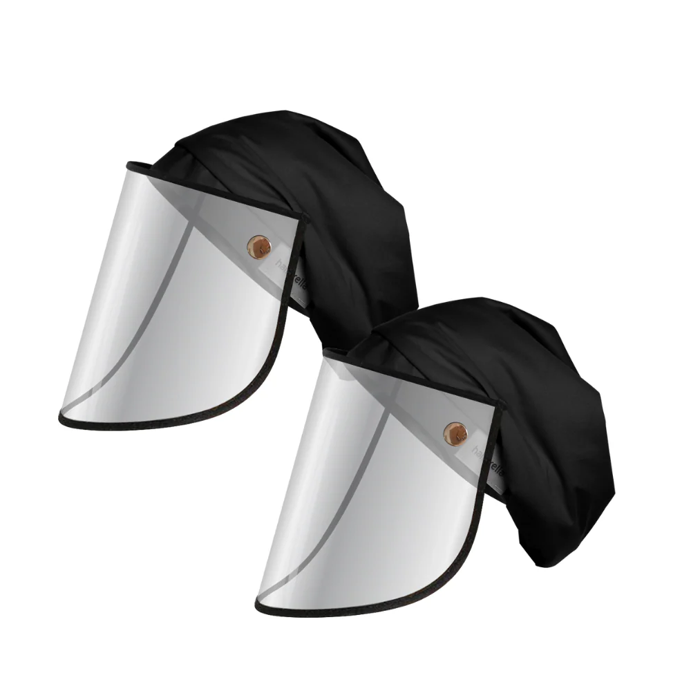 Hairbrella Pro Rain Hat + Face Shield - Bundle (2) - Image 10