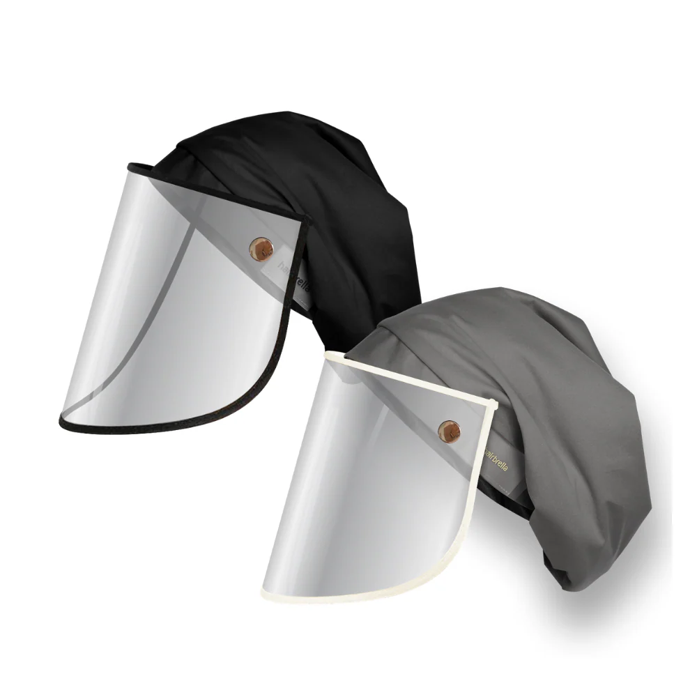 Hairbrella Pro Rain Hat + Face Shield - Bundle (2) - Image 15