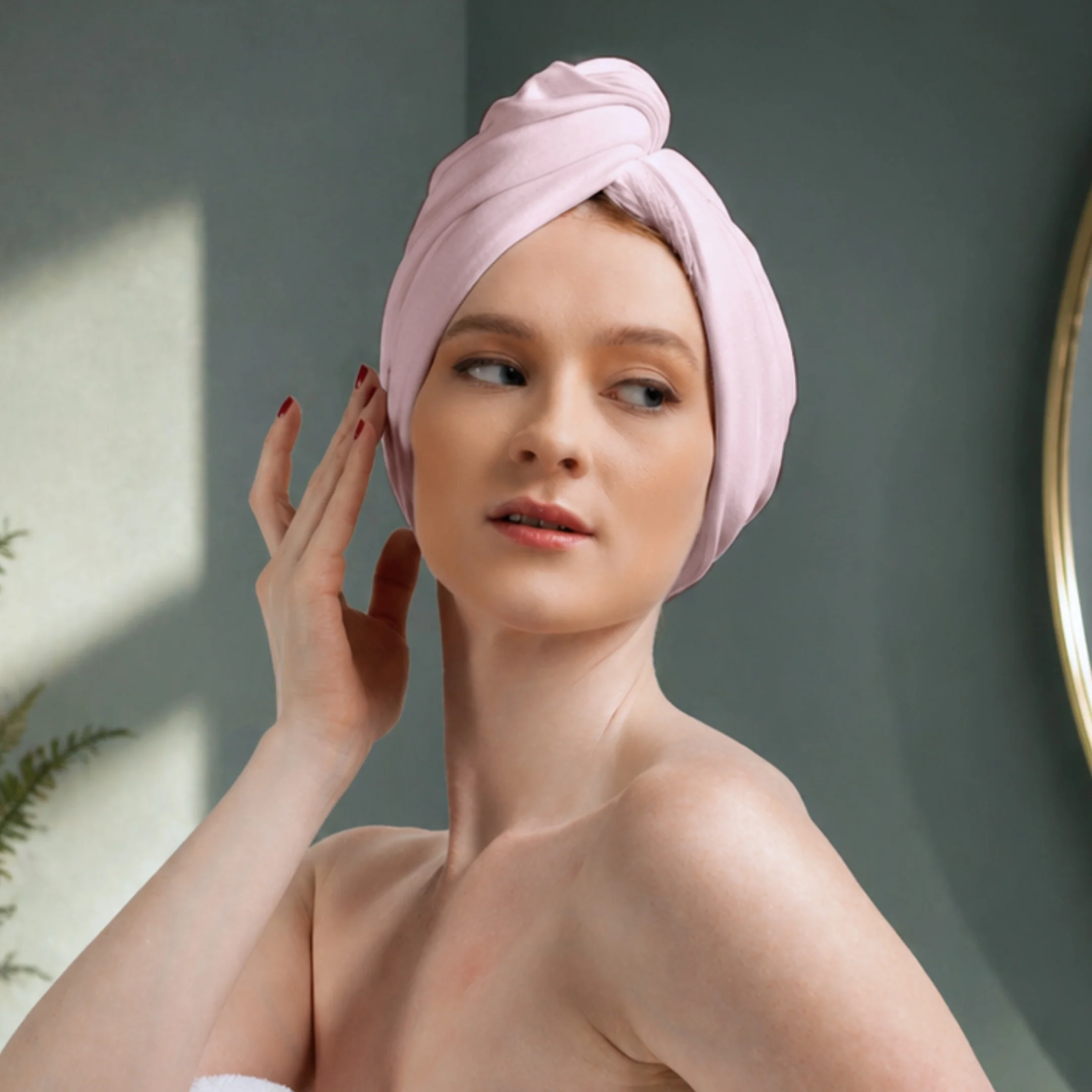 Hairbrella 2-in-1 Satin Twist Towel Turban - Image 11