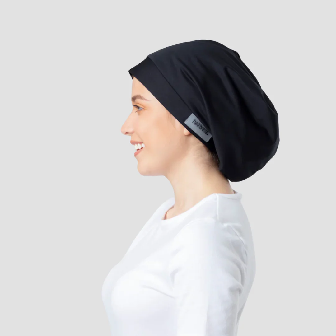 Hairbrella Lite Satin-Lined Rain Hat - Image 15