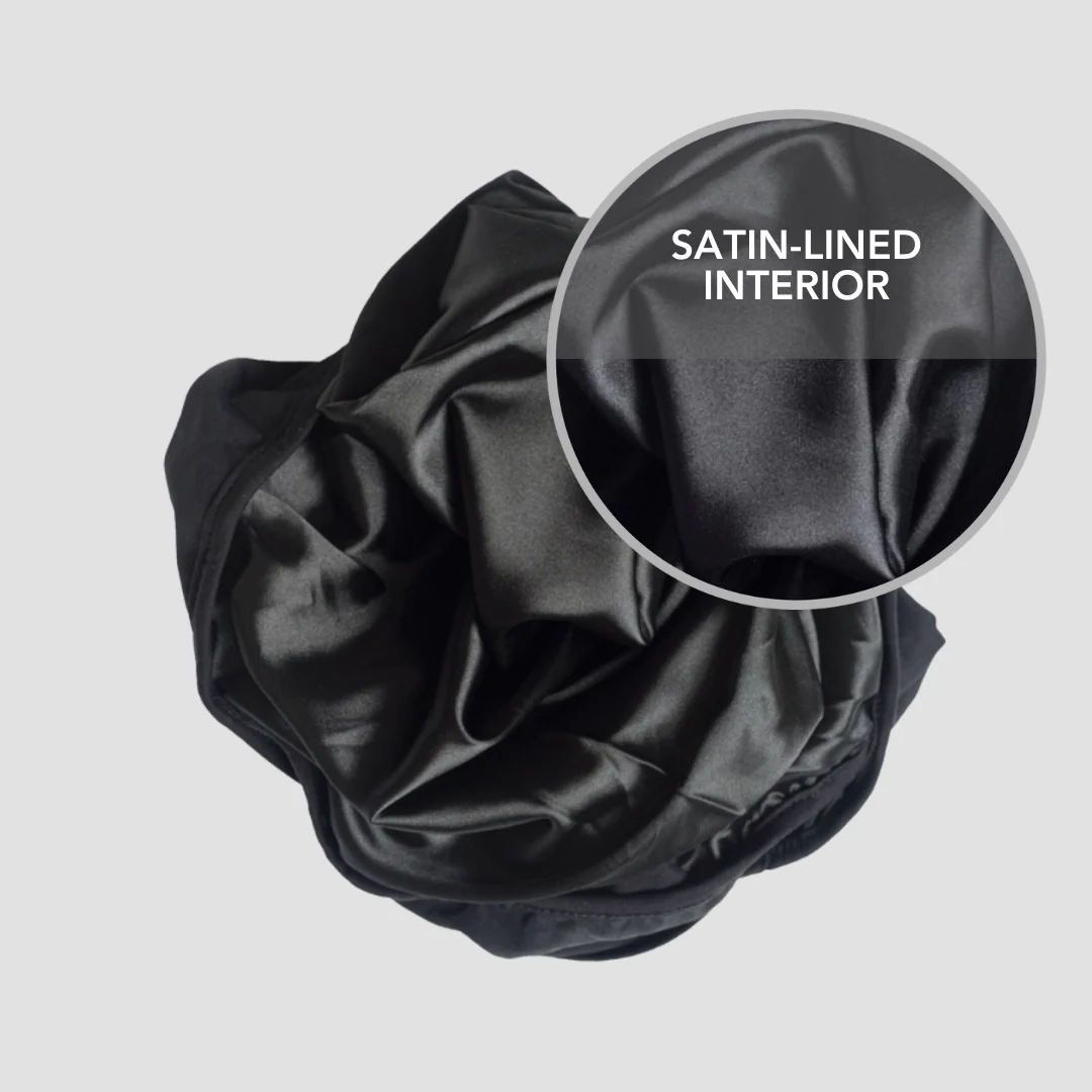 Hairbrella Lite Satin-Lined Rain Hat - Image 3