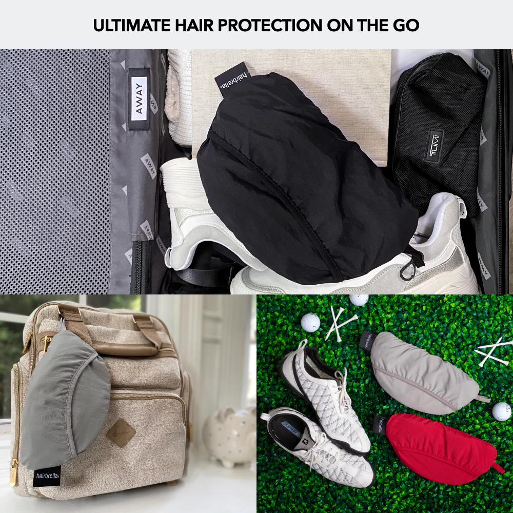 Hairbrella Lite Satin-Lined Rain Hat - Image 8