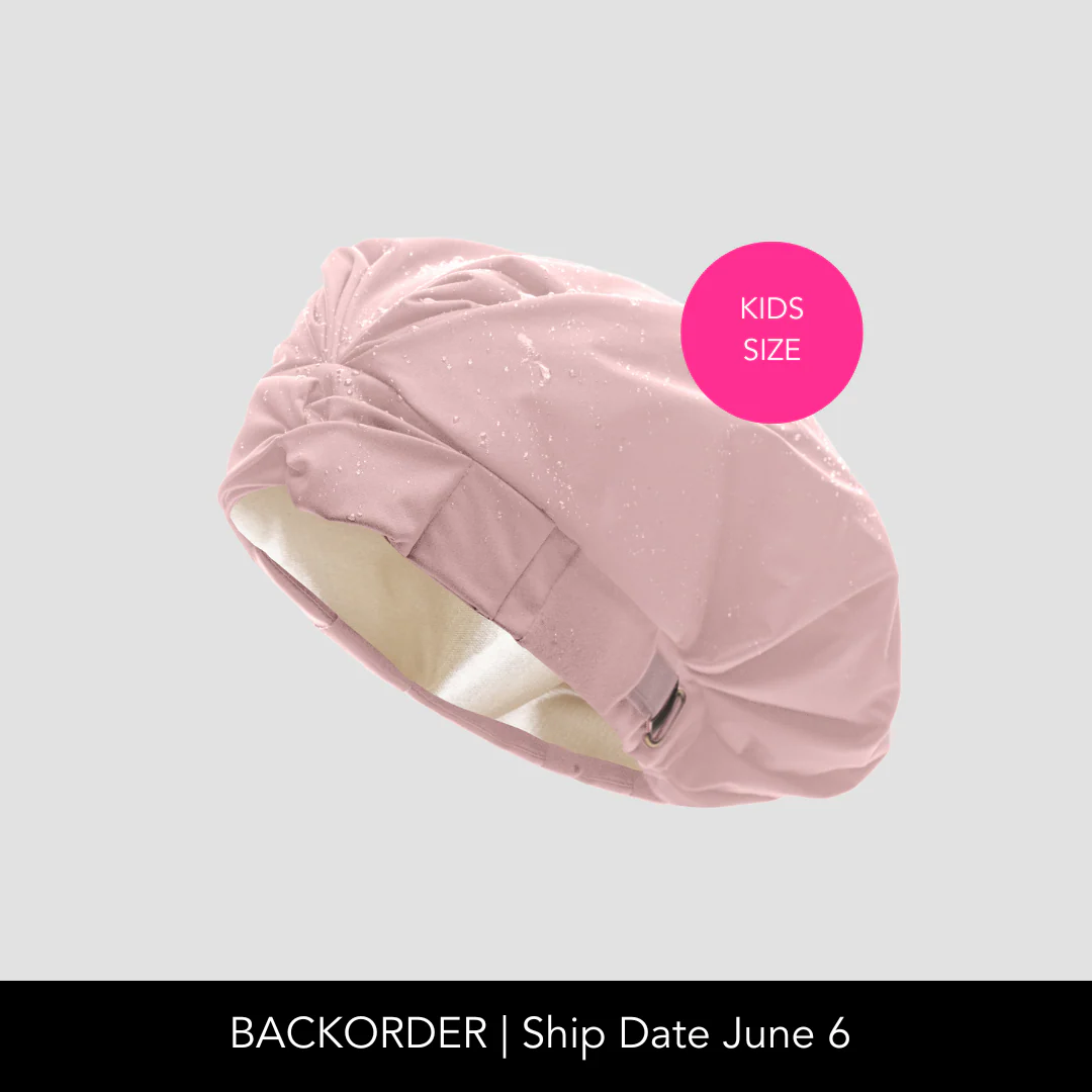 Hairbrella Satin-Lined Kids' Shower Cap - Image 9