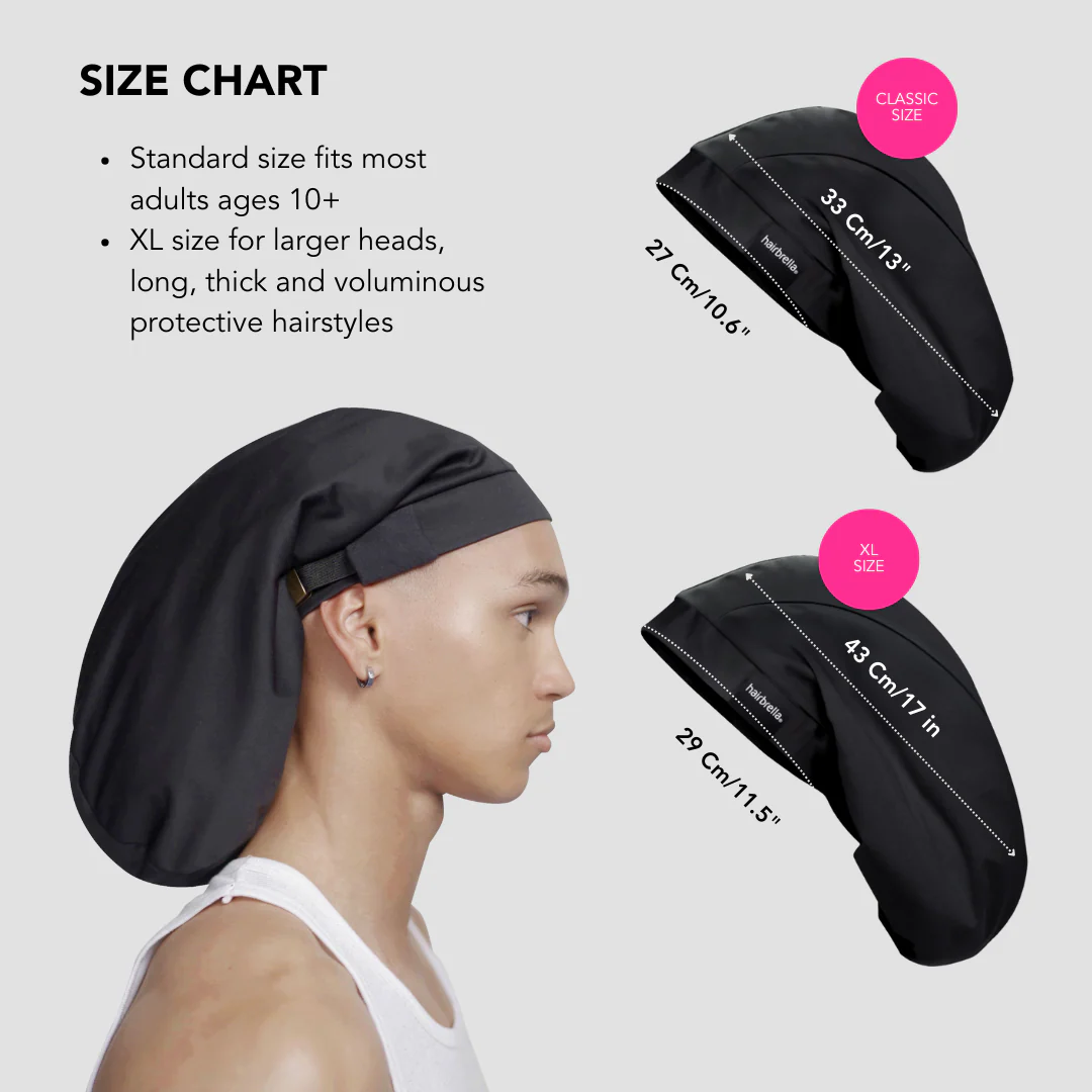 Hairbrella Satin-Lined, Men's Sleep Cap - Bundle (2) - Image 9