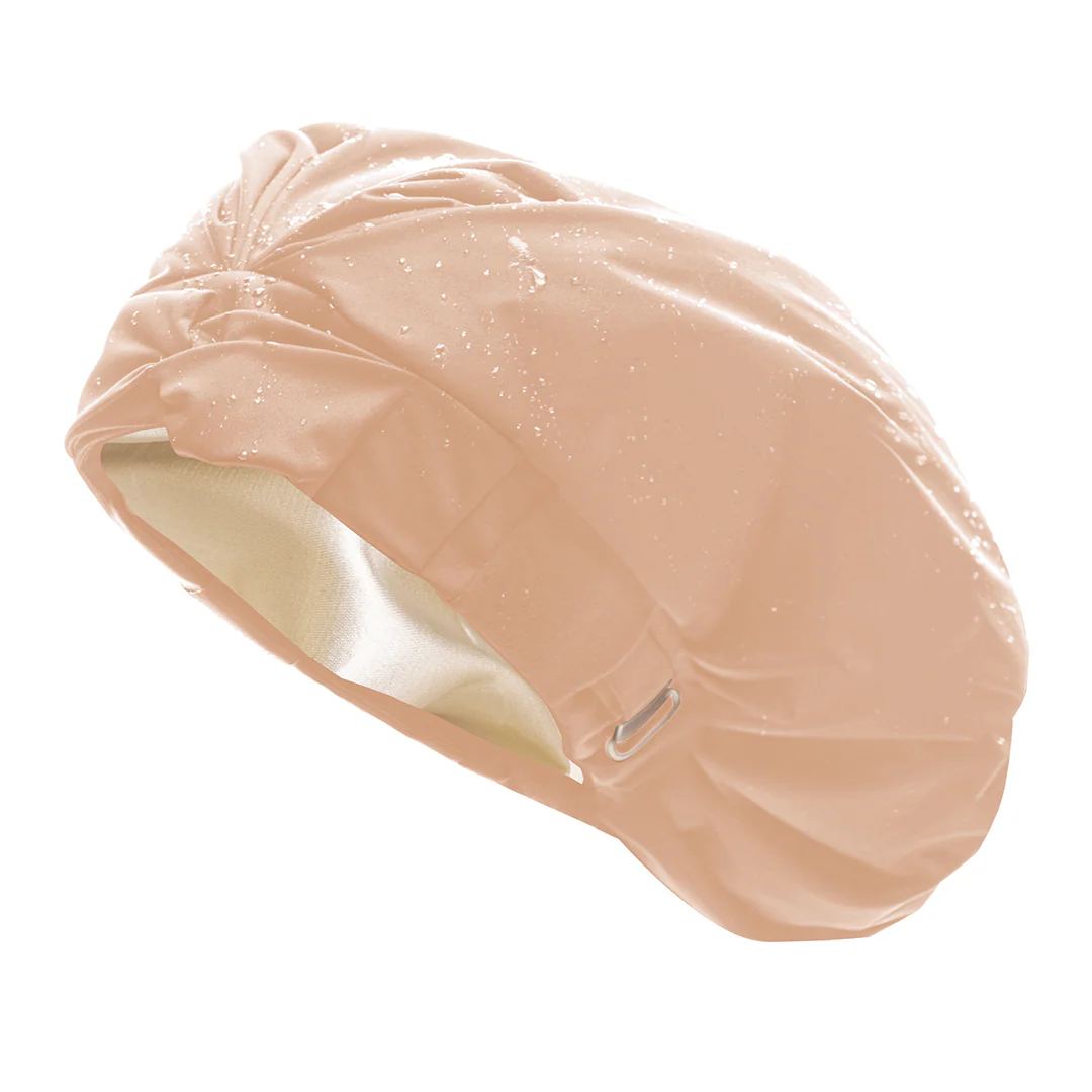 Hairbrella Satin-Lined Waterproof, Adjustable Shower Cap - Image 28