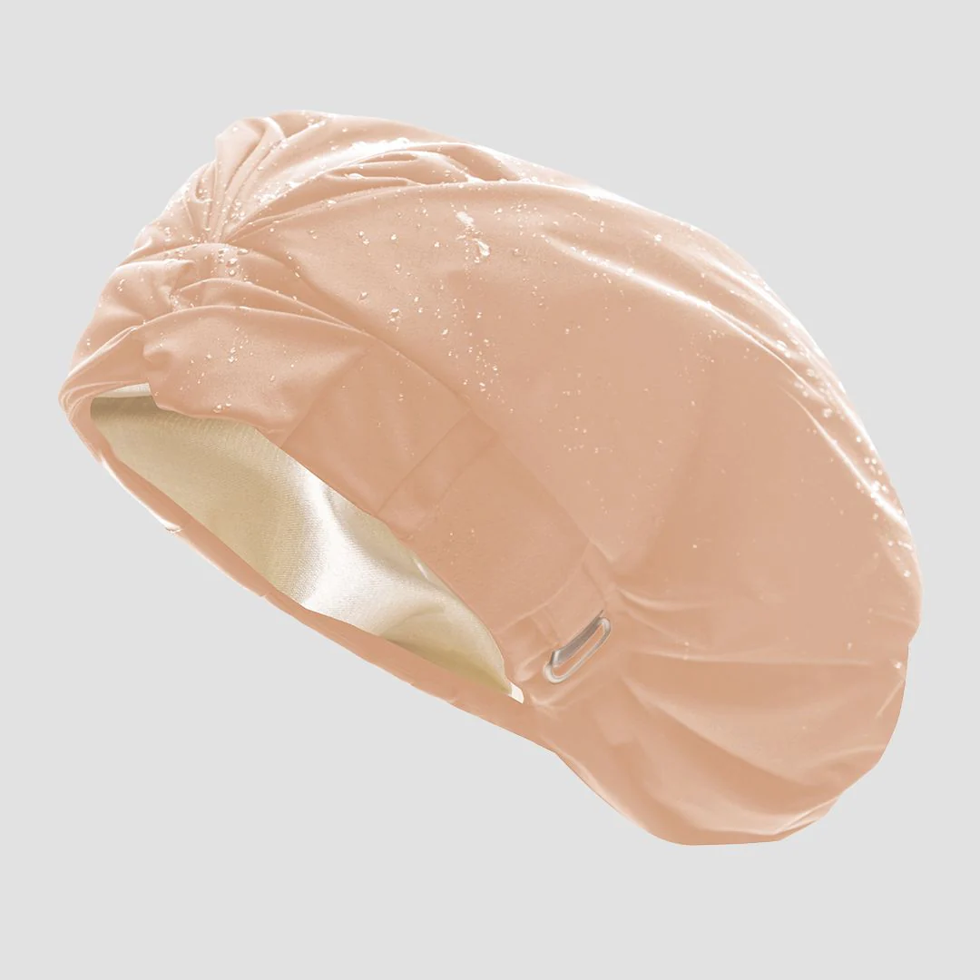 Hairbrella Satin-Lined Waterproof, Adjustable Shower Cap - Image 29