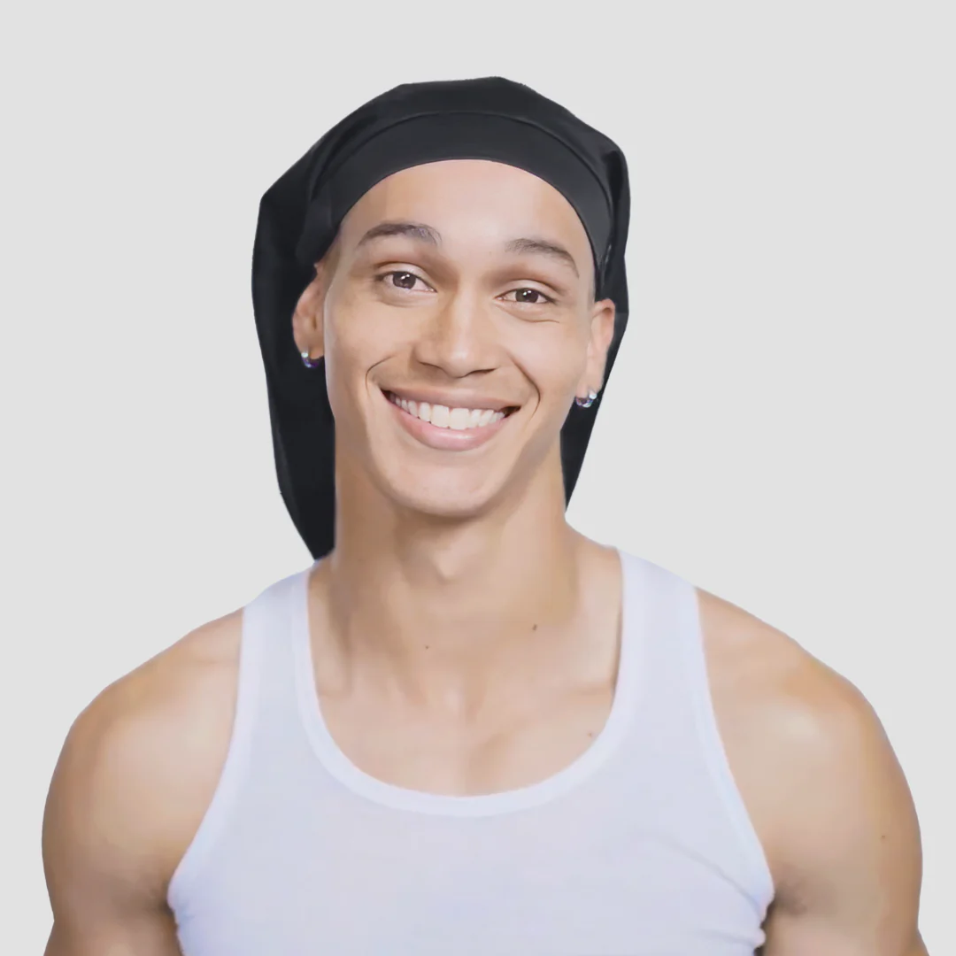 Hairbrella Satin-Lined Shower Cap for Men