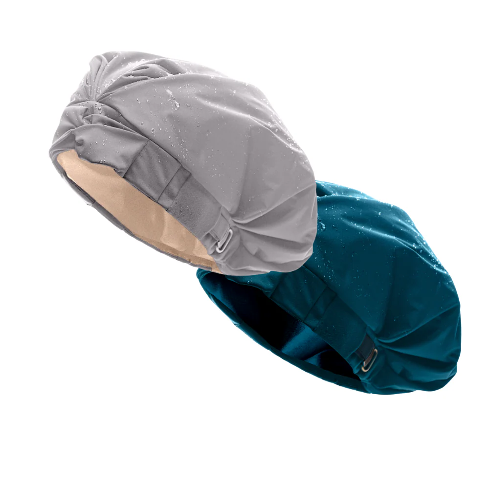 Hairbrella Satin-Lined Shower Cap XL - Bundle (2) - Image 13