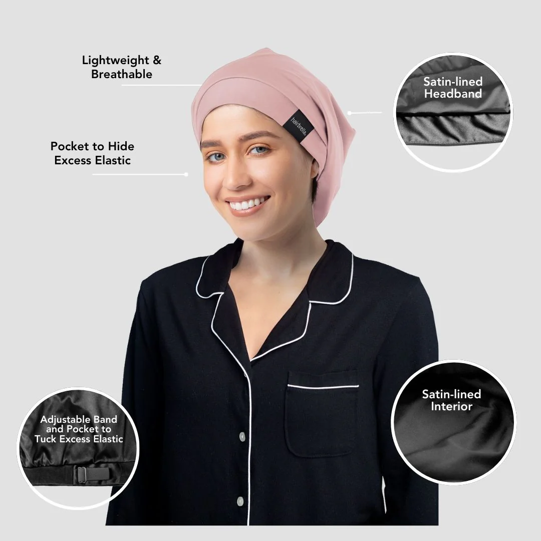 Hairbrella Satin-Lined Sleep Cap - Image 2