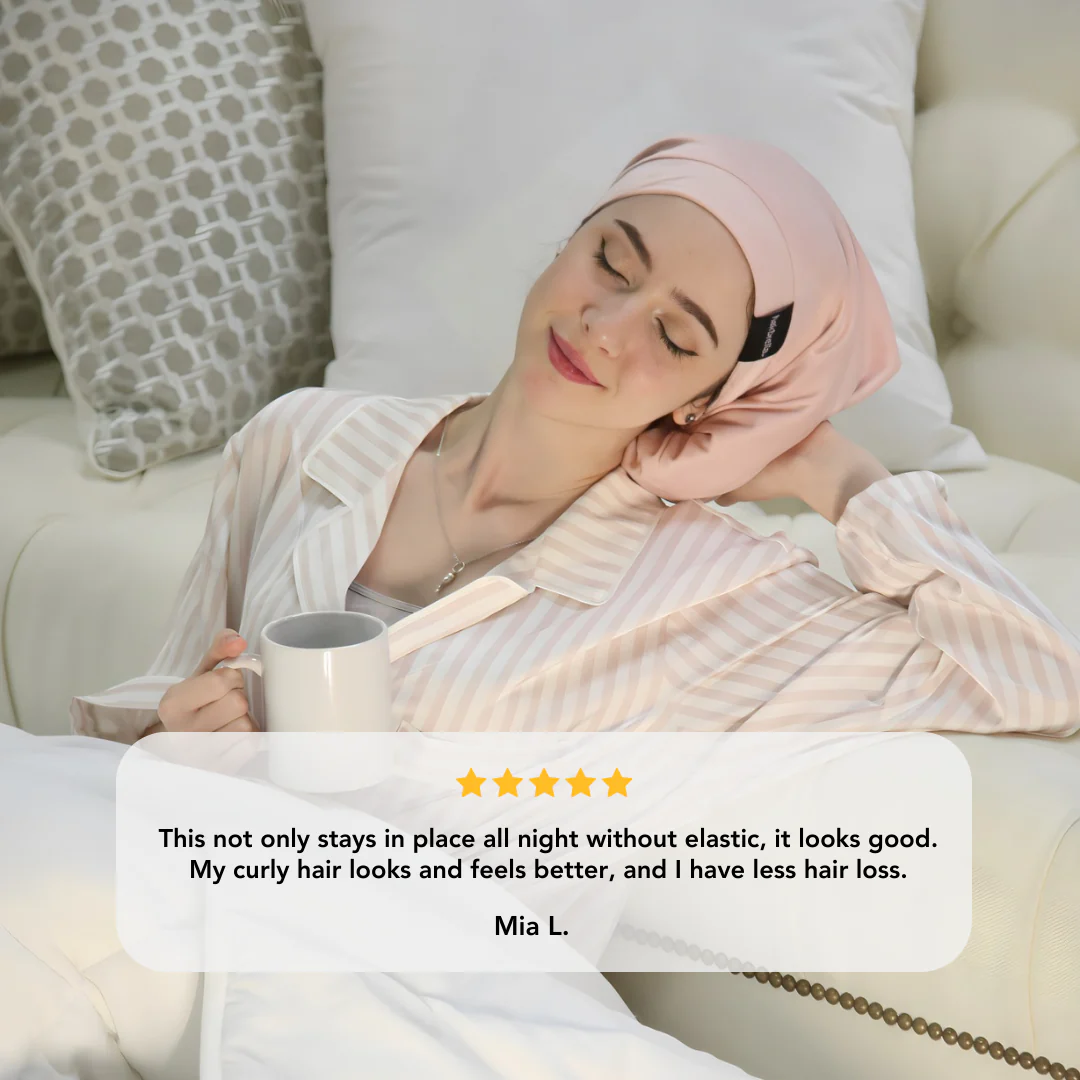 Hairbrella Satin-Lined Sleep Cap - Image 3