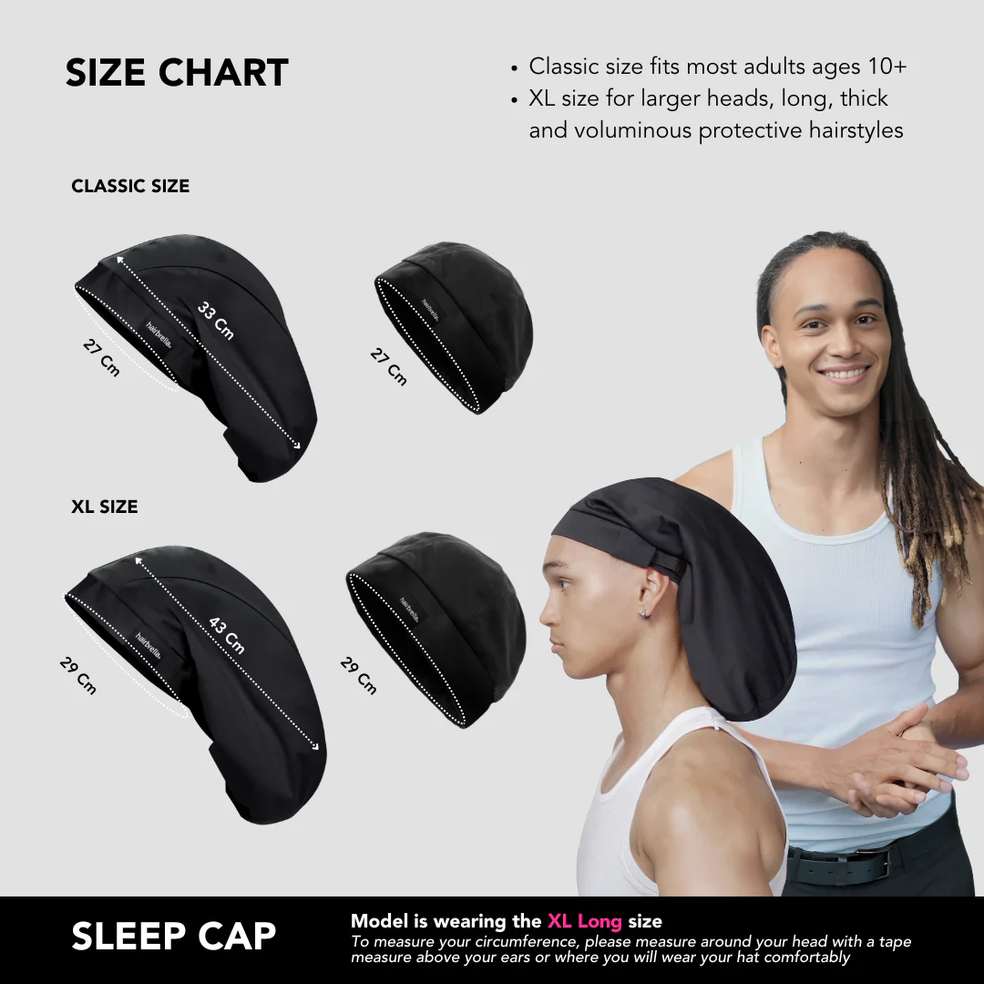 Hairbrella Satin-Lined Men's Sleep Cap - Image 7