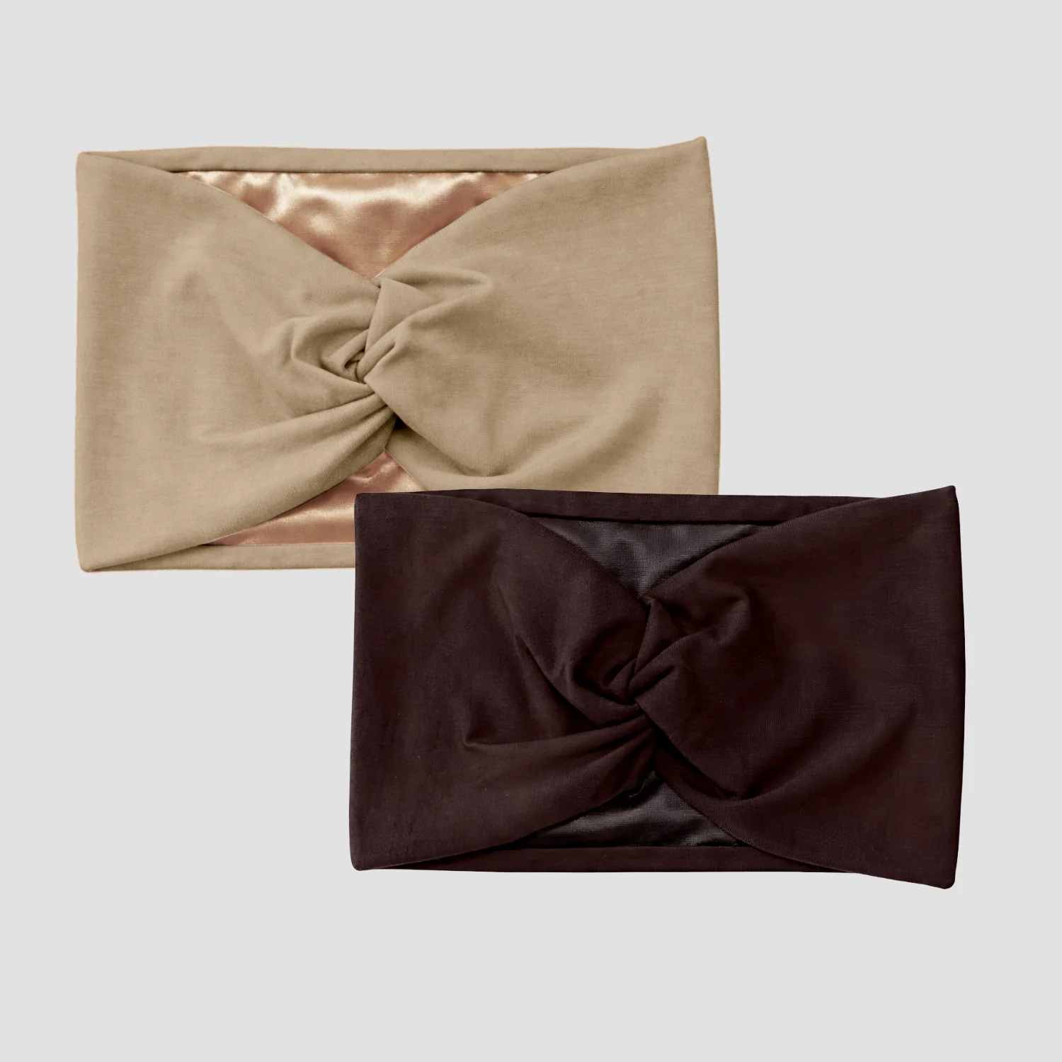 Hairbrella Satin-Lined Twist-Front Headband Bundle of 2 - Image 12