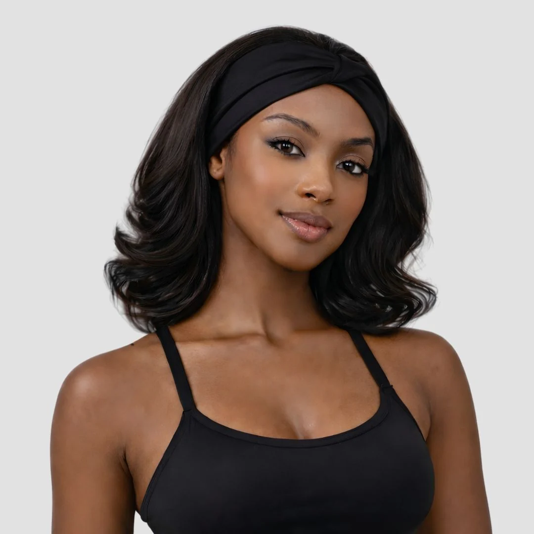 Hairbrella Satin-Lined Twist-Front Headband - Image 2