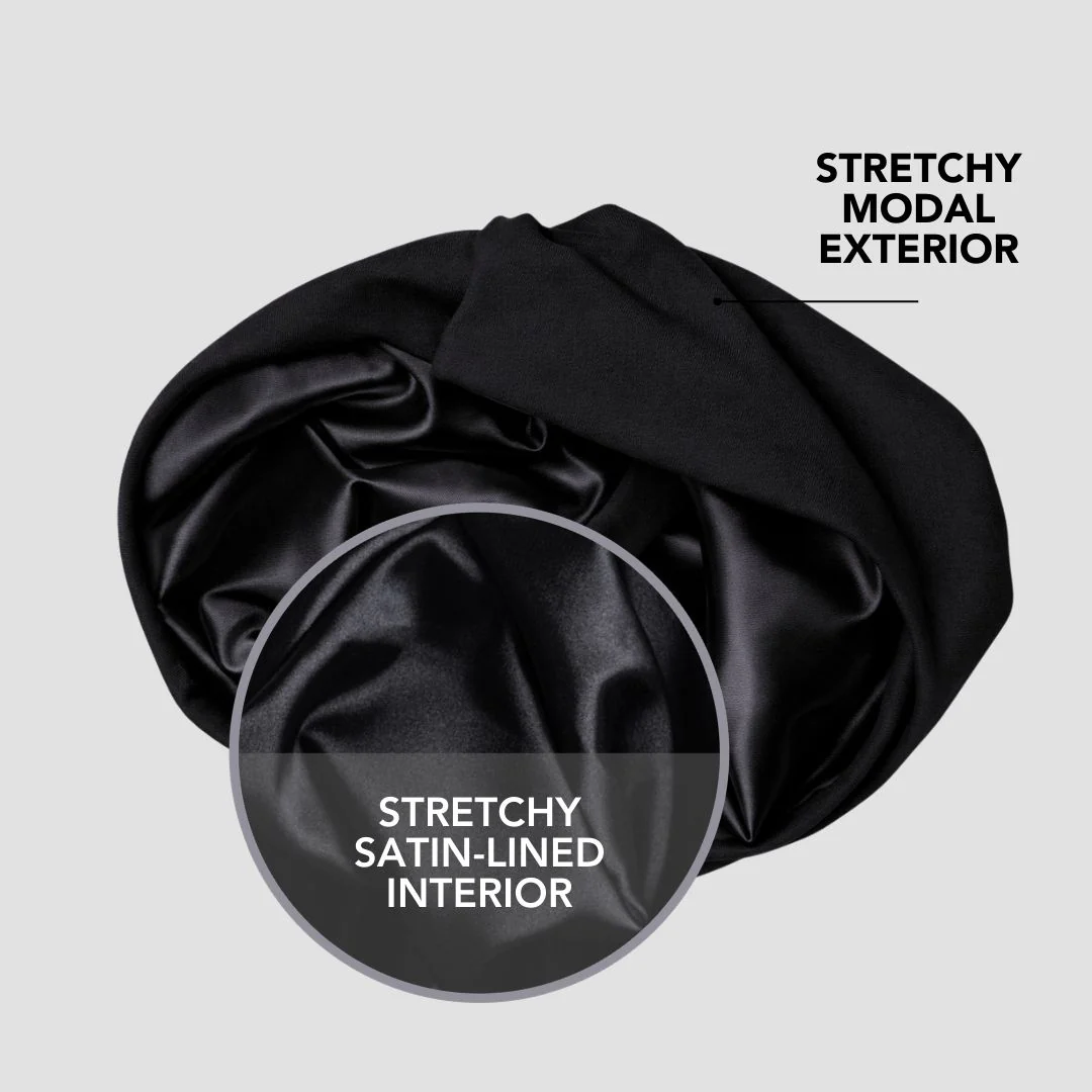 Hairbrella Satin-Lined Twist-Front Headband - Image 4
