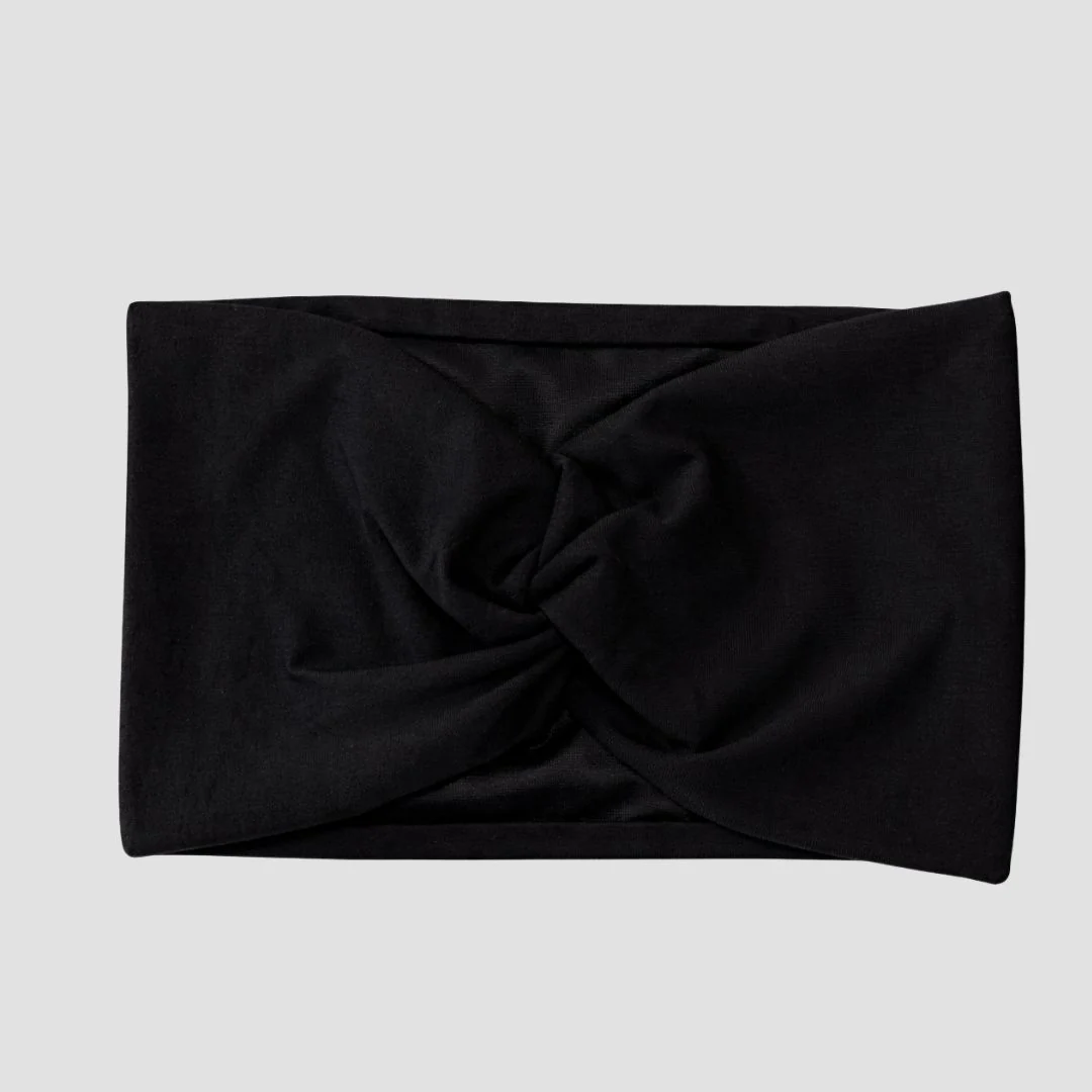 Hairbrella Satin-Lined Twist-Front Headband - Image 6
