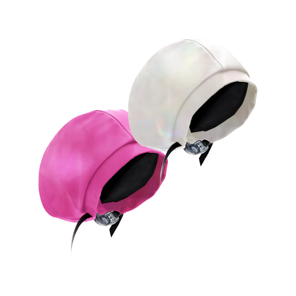 Hairbrella Satin-Lined Waterproof, Adjustable Kid's Swim Cap, Bundle (2) - Image 48