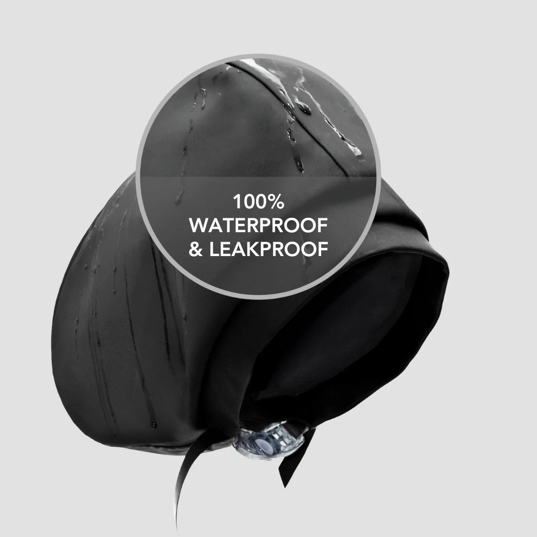 Hairbrella Satin-Lined Waterproof, Adjustable Kid's Swim Cap - Image 6