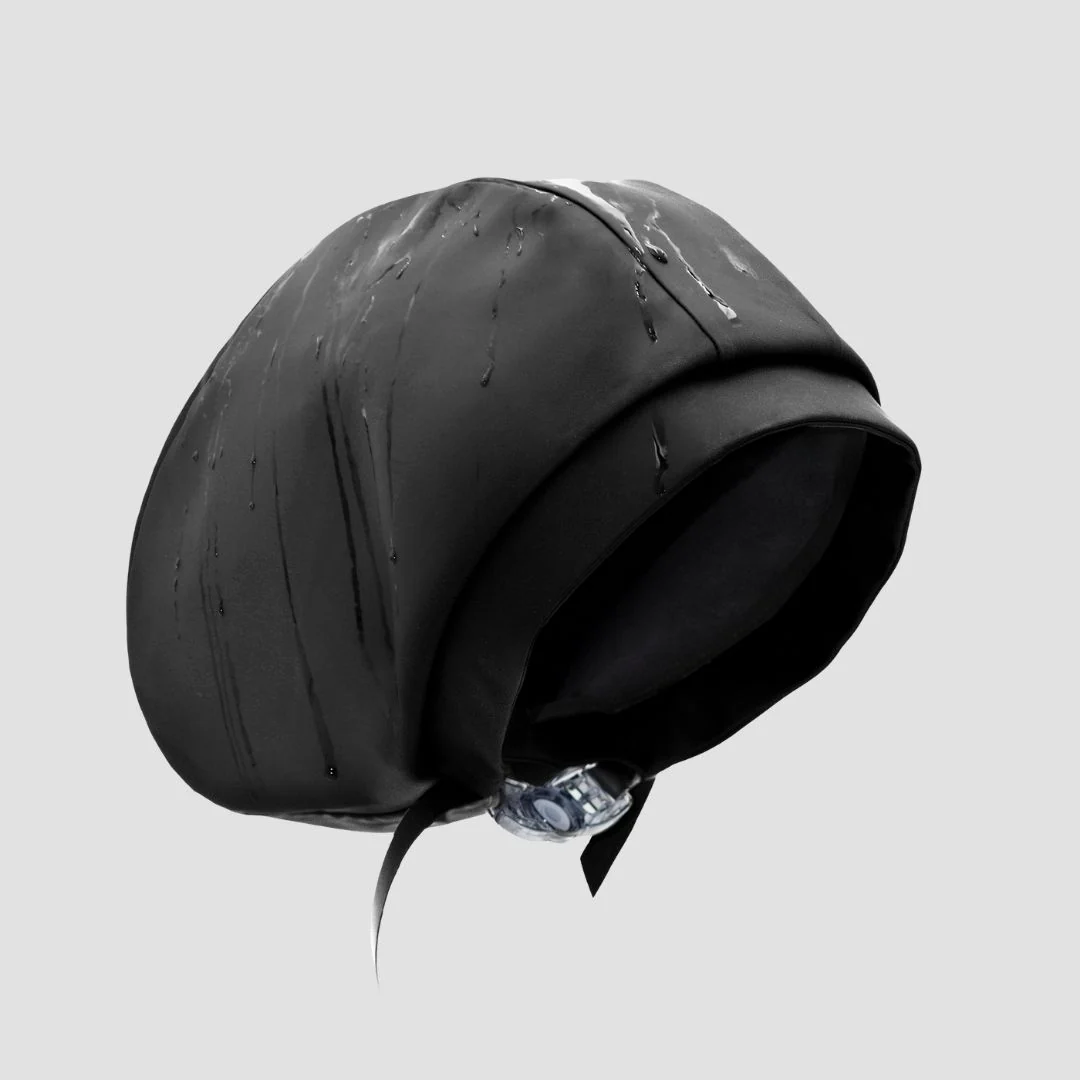 Hairbrella Satin-Lined Waterproof, Adjustable Men's Swim Cap - Image 9