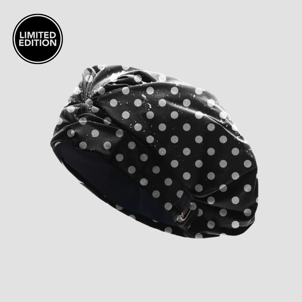Hairbrella Satin-Lined Waterproof, Adjustable Shower Cap - Image 24