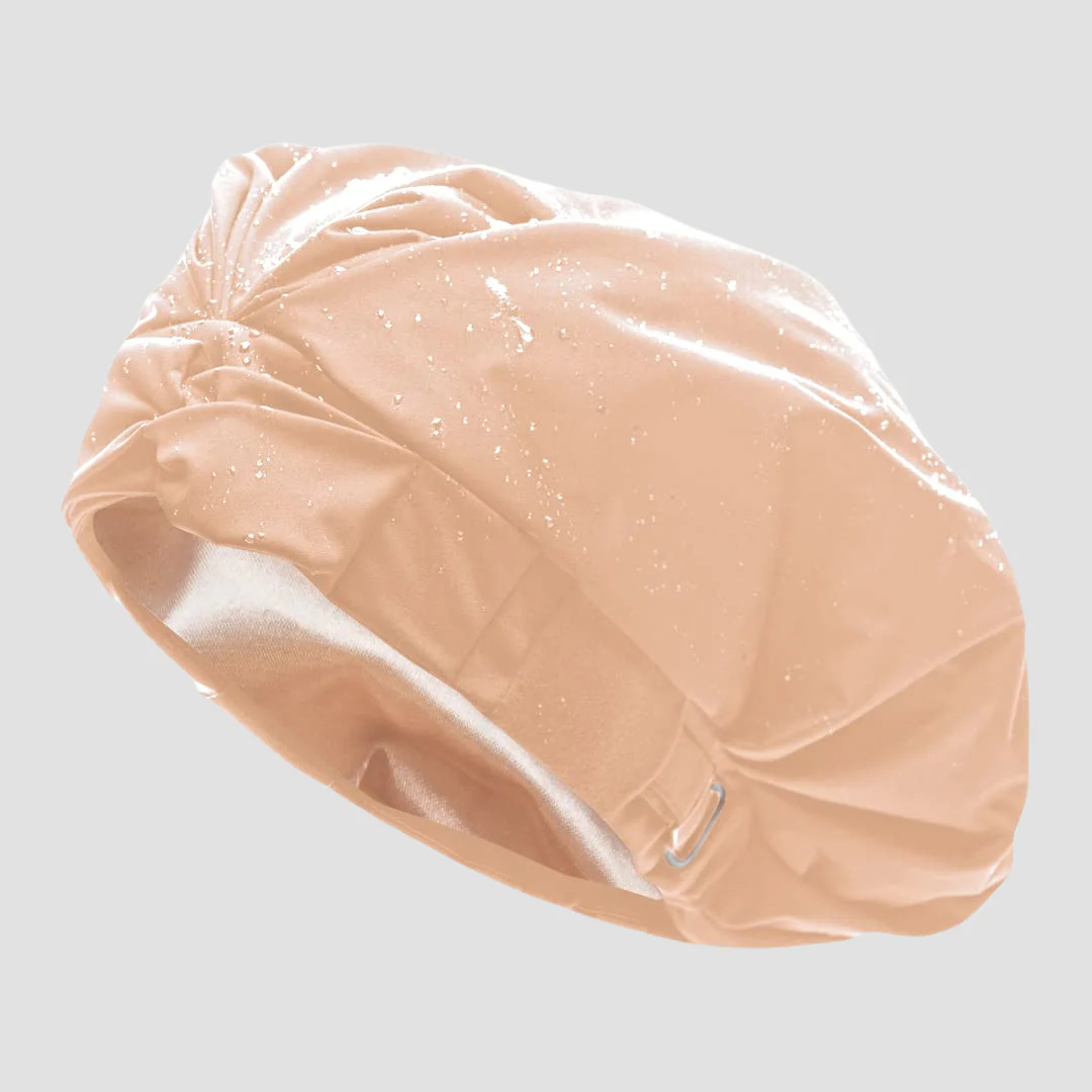 Hairbrella Satin-Lined Waterproof, Adjustable Shower Cap - Image 12