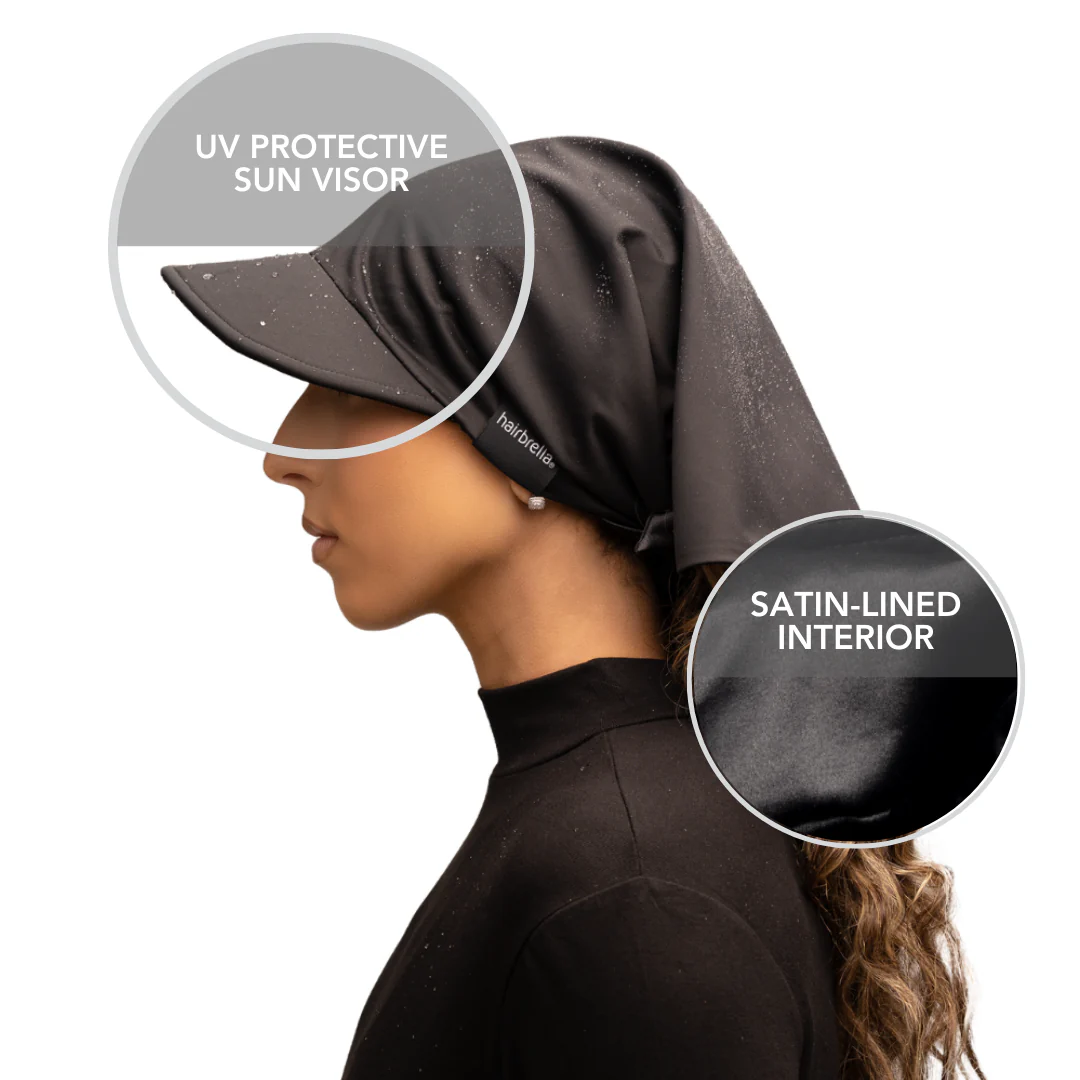 Hairbrella Satin-Lined, Waterproof Bandana Sport Bunde (2) - Image 4