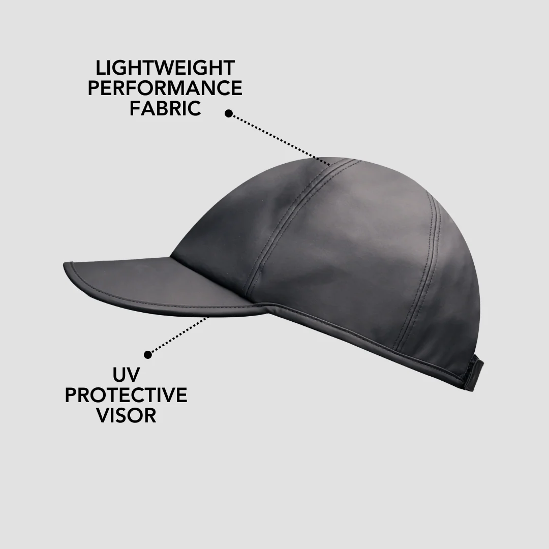 Hairbrella Satin-Lined, Waterproof Baseball Cap for Men - Image 4
