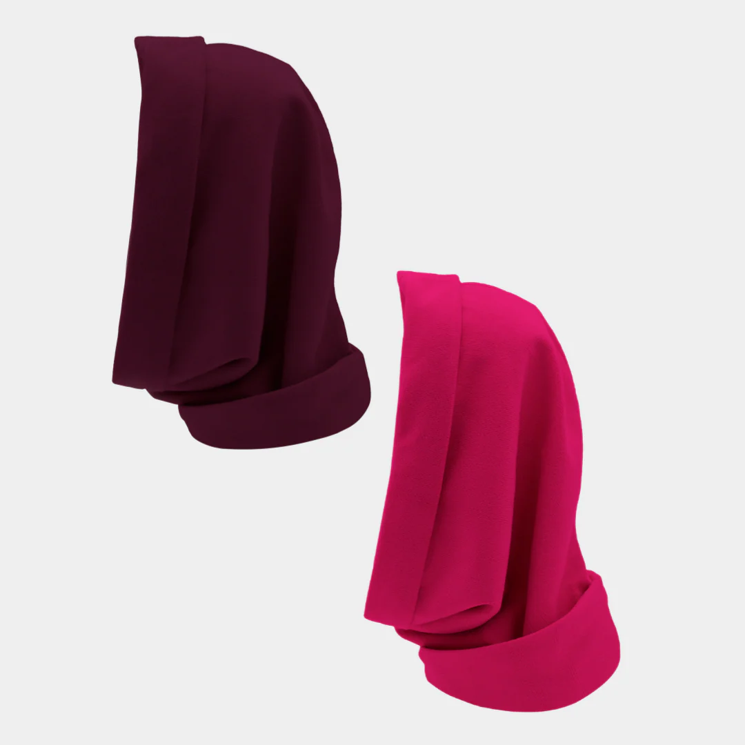 Hairbrella Satin Lined, Waterproof Infinity Rain Scarf - Bundle (2) - Image 100