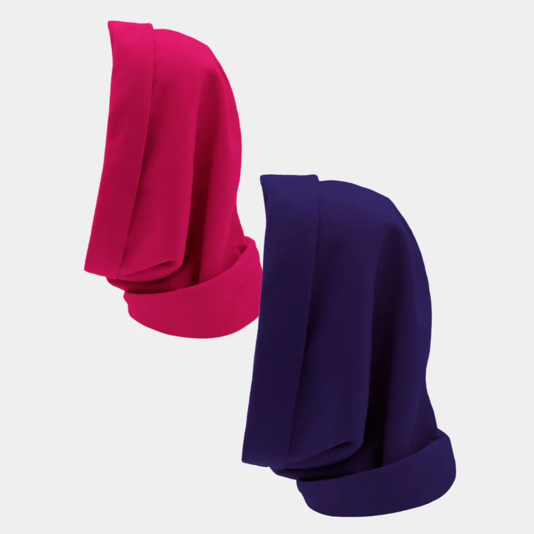 Hairbrella Satin Lined, Waterproof Infinity Rain Scarf - Bundle (2) - Image 103