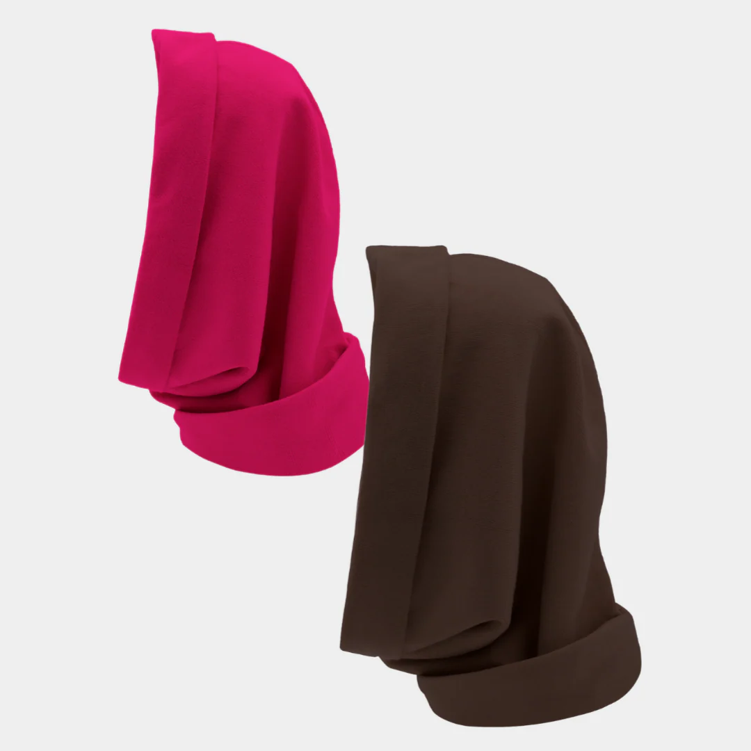 Hairbrella Satin Lined, Waterproof Infinity Rain Scarf - Bundle (2) - Image 104
