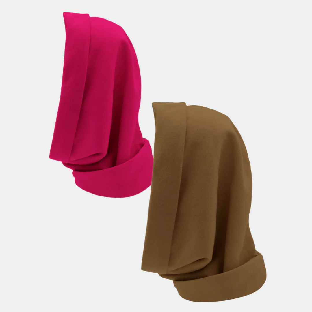 Hairbrella Satin Lined, Waterproof Infinity Rain Scarf - Bundle (2) - Image 105