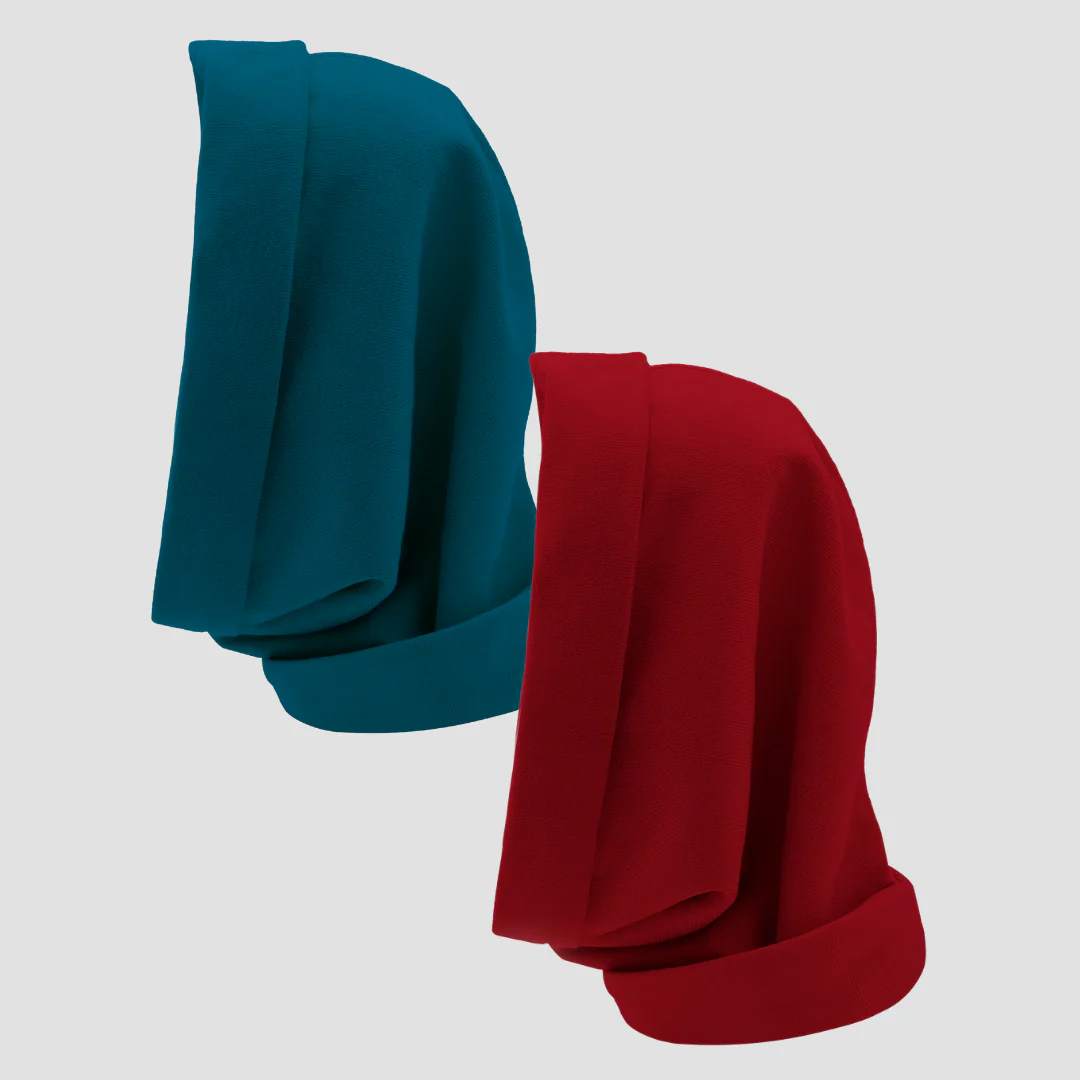Hairbrella Satin Lined, Waterproof Infinity Rain Scarf - Bundle (2) - Image 108