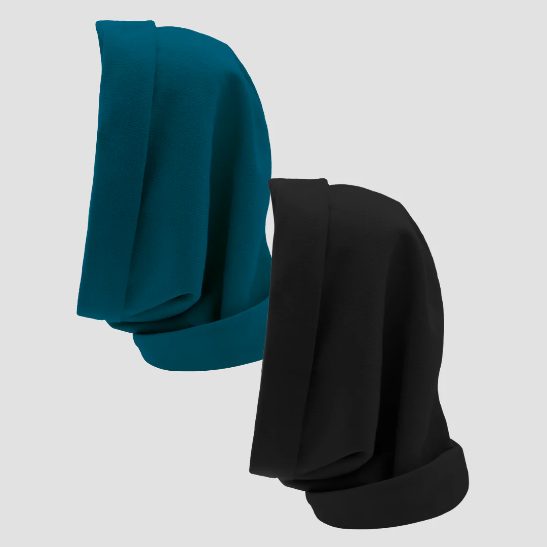 Hairbrella Satin Lined, Waterproof Infinity Rain Scarf - Bundle (2) - Image 109