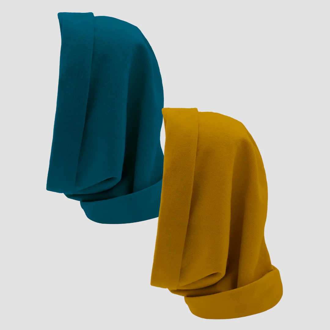 Hairbrella Satin Lined, Waterproof Infinity Rain Scarf - Bundle (2) - Image 110