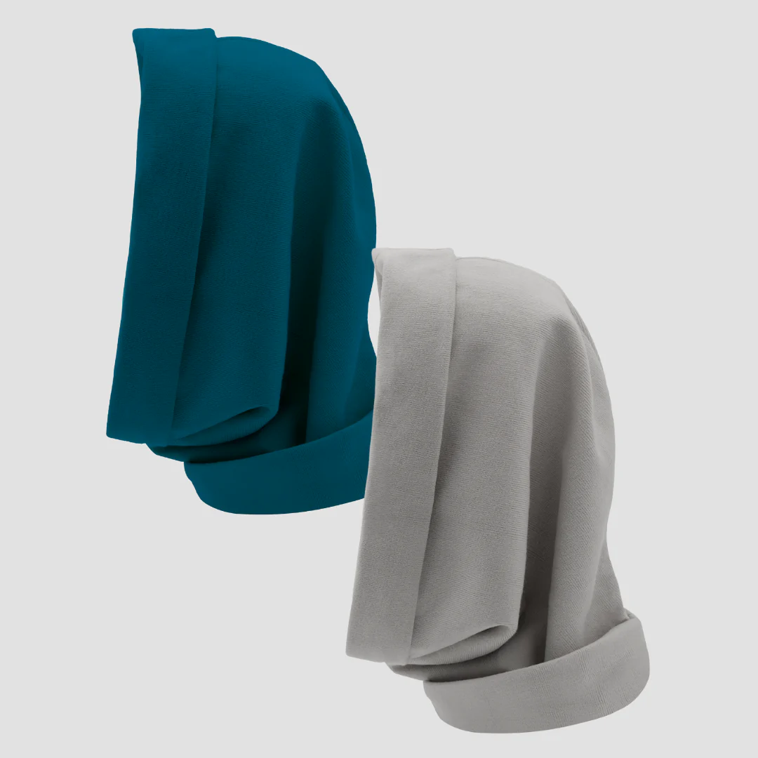 Hairbrella Satin Lined, Waterproof Infinity Rain Scarf - Bundle (2) - Image 114