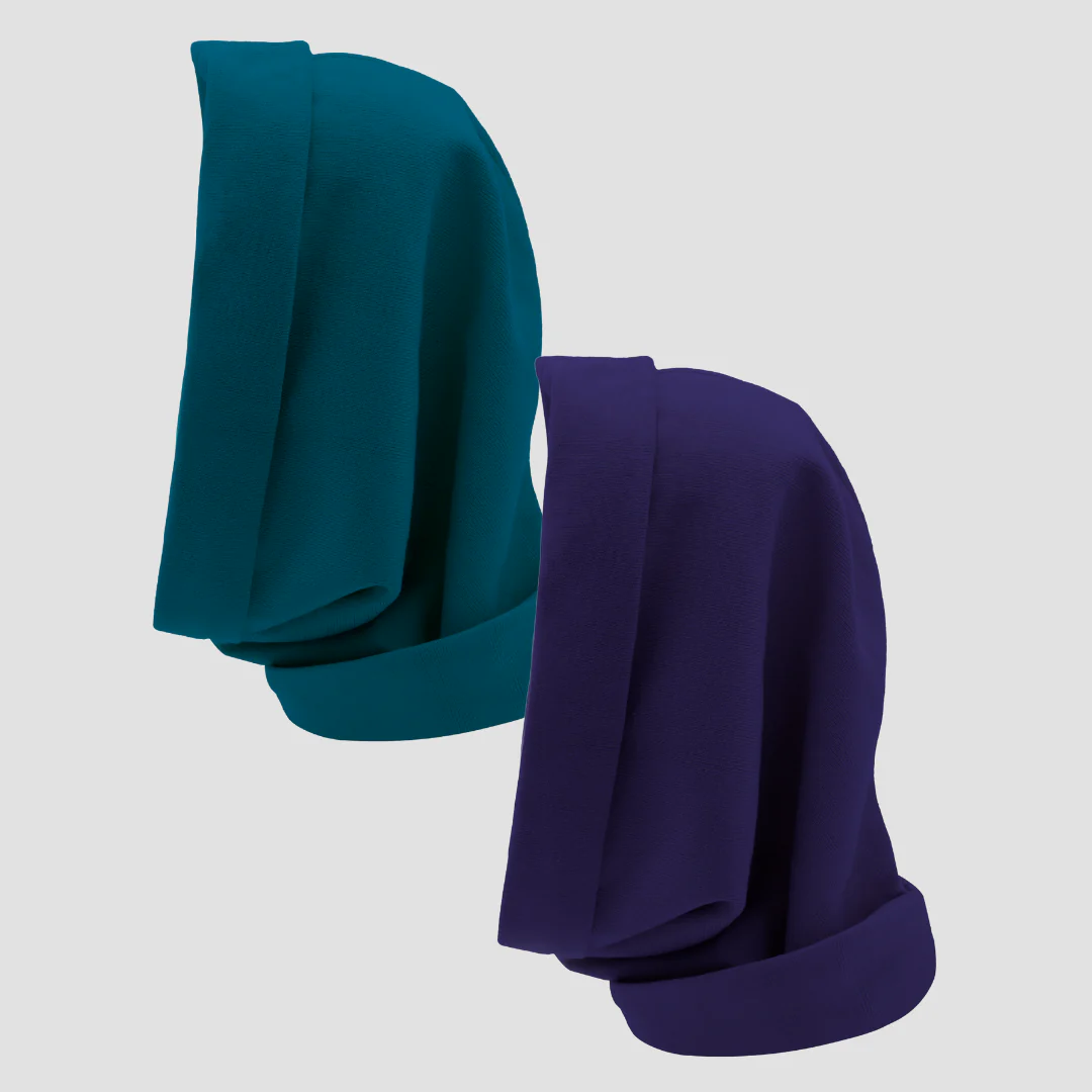Hairbrella Satin Lined, Waterproof Infinity Rain Scarf - Bundle (2) - Image 115