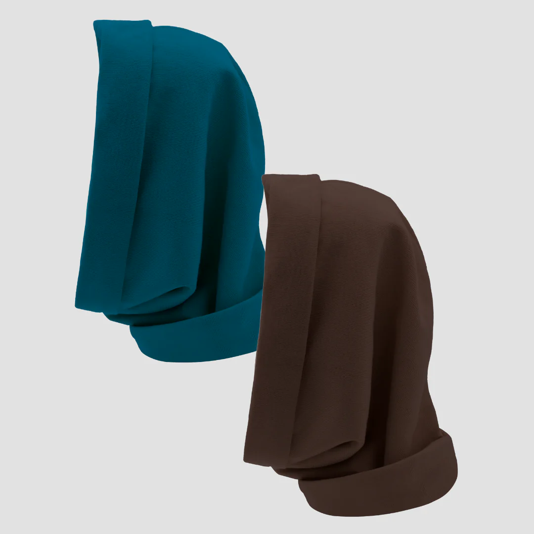 Hairbrella Satin Lined, Waterproof Infinity Rain Scarf - Bundle (2) - Image 116