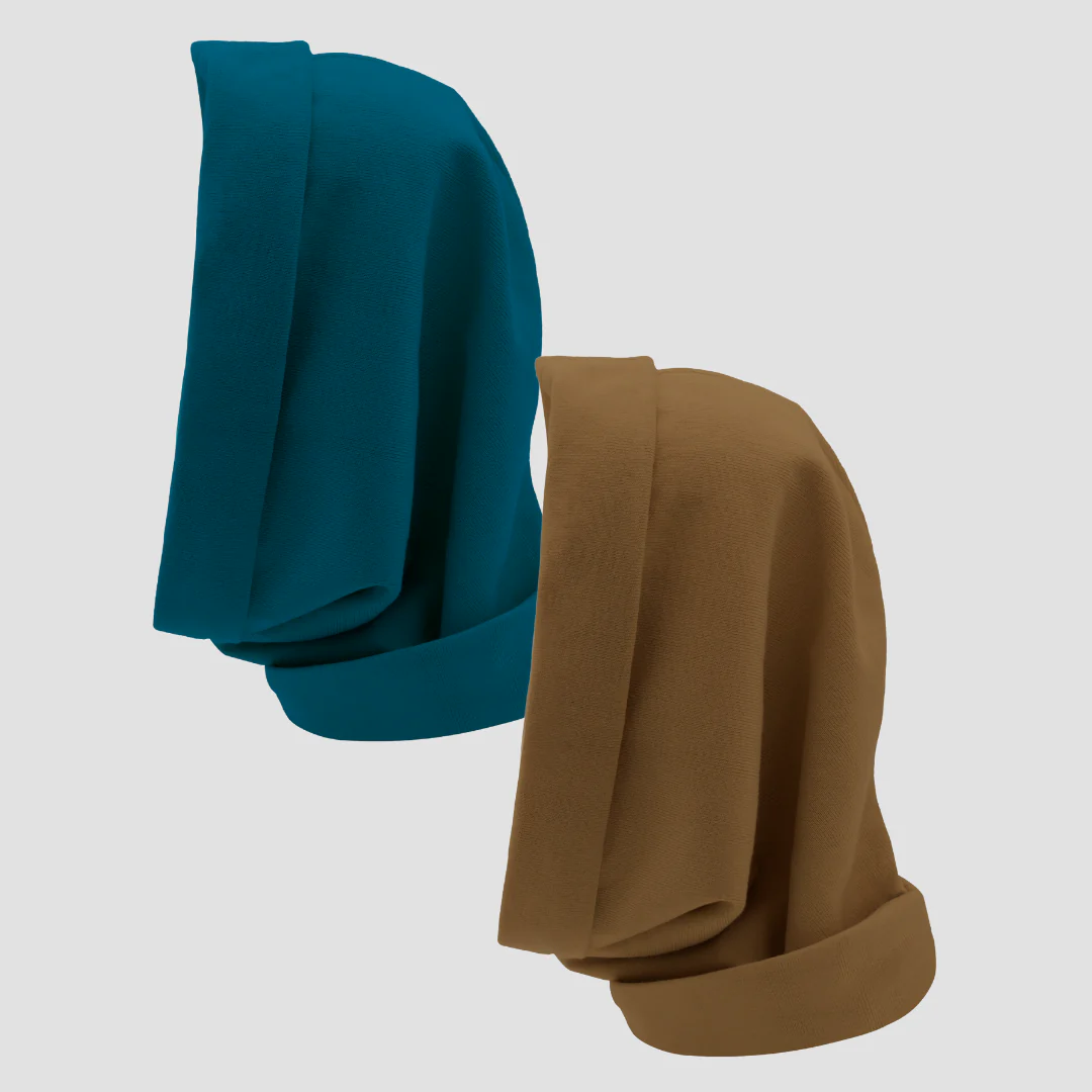 Hairbrella Satin Lined, Waterproof Infinity Rain Scarf - Bundle (2) - Image 119