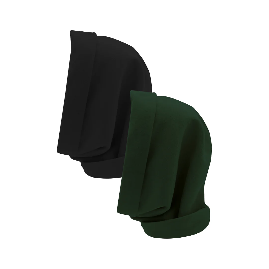 Hairbrella Satin Lined, Waterproof Infinity Rain Scarf - Bundle (2) - Image 13