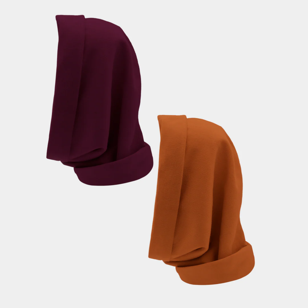 Hairbrella Satin Lined, Waterproof Infinity Rain Scarf - Bundle (2) - Image 44